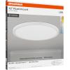 imageSylvania 12 Dual Selectable Slim Ceiling Light Fixture 18W20W24W 190020002400 LMS 5 Color Selectable 27003000  35004000  5000K Dimmable White Finish  1 Pack 67281