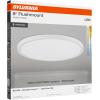 imageSylvania 8 Dual Selectable Slim Ceiling Light Fixture 12W15W18W 125015501850 LMS 5 Color Selectable 27003000  35004000  5000K Dimmable White Finish  1 Pack 67280