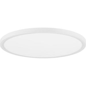 imageSylvania 8 Dual Selectable Slim Ceiling Light Fixture 12W15W18W 125015501850 LMS 5 Color Selectable 27003000  35004000  5000K Dimmable White Finish  1 Pack 67280