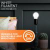 imageSylvania A19 Clear LED White Filament Bulb 115W Dimmable 1500 LMS Medium Base 5000K Daylight  6 Pack 42643