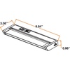 image:imageLEDVANCE 18 LED Undercabint Light 14W 3 CCT Select 270030004000K 80 CRI Linkable 1000 LMS Accessories Included  1 Pack 6244265W