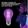 image:imageSylvania Black Light LED Light Bulb 7W A19 Medium Base Clear  2 Pack 450521 Pack
