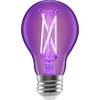 image:imageSylvania Black Light LED Light Bulb 7W A19 Medium Base Clear  2 Pack 450521 Pack