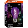 image:imageSylvania Black Light LED Light Bulb 7W A19 Medium Base Clear  2 Pack 450521 Pack
