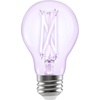 image:imageSylvania Black Light LED Light Bulb 7W A19 Medium Base Clear  2 Pack 450521 Pack