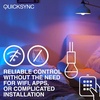 image:imageSylvania QuickSync RGBWSelectable White A19 LED Light Bulb with Remote Control No AppWiFi Required 9W  60W Dimmable 90 CRI Medium Base Frosted Finish  4 Pack 45047A19  4 Pack