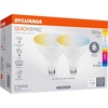 image:imageSylvania QuickSync RGBWSelectable White A19 LED Light Bulb with Remote Control No AppWiFi Required 9W  60W Dimmable 90 CRI Medium Base Frosted Finish  4 Pack 45047PAR3840degree  2 Pack