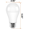 image:imageSylvania QuickSync RGBWSelectable White A19 LED Light Bulb with Remote Control No AppWiFi Required 9W  60W Dimmable 90 CRI Medium Base Frosted Finish  4 Pack 45047A21  4 Pack