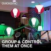 image:imageSylvania QuickSync RGBWSelectable White A19 LED Light Bulb with Remote Control No AppWiFi Required 9W  60W Dimmable 90 CRI Medium Base Frosted Finish  4 Pack 45047PAR3825degree  2 Pack