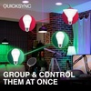 image:imageSylvania QuickSync RGBWSelectable White A19 LED Light Bulb with Remote Control No AppWiFi Required 9W  60W Dimmable 90 CRI Medium Base Frosted Finish  4 Pack 45047A19  4 Pack