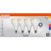 image:imageSylvania QuickSync RGBWSelectable White A19 LED Light Bulb with Remote Control No AppWiFi Required 9W  60W Dimmable 90 CRI Medium Base Frosted Finish  4 Pack 45047BR30  4 Pack