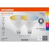 image:imageSylvania QuickSync RGBWSelectable White A19 LED Light Bulb with Remote Control No AppWiFi Required 9W  60W Dimmable 90 CRI Medium Base Frosted Finish  4 Pack 45047PAR3825degree  2 Pack