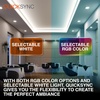 image:imageSylvania QuickSync RGBWSelectable White A19 LED Light Bulb with Remote Control No AppWiFi Required 9W  60W Dimmable 90 CRI Medium Base Frosted Finish  4 Pack 45047PAR3840degree  2 Pack