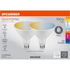 image:imageSylvania QuickSync RGBWSelectable White A19 LED Light Bulb with Remote Control No AppWiFi Required 9W  60W Dimmable 90 CRI Medium Base Frosted Finish  4 Pack 45047PAR3840degree  2 Pack