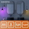 image:imageSylvania QuickSync RGBWSelectable White A19 LED Light Bulb with Remote Control No AppWiFi Required 9W  60W Dimmable 90 CRI Medium Base Frosted Finish  4 Pack 45047A19  4 Pack