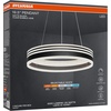 image:imageSylvania 195 Pendant Light Fixture with Integrated LEDs Dimmable 5 CCT Select 27003000  35004000  5000K Black MatteClear Bubble Lens  1 Pack 64017
