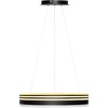 image:imageSylvania 195 Pendant Light Fixture with Integrated LEDs Dimmable 5 CCT Select 27003000  35004000  5000K Black MatteClear Bubble Lens  1 Pack 64017