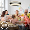 image:imageSylvania 195 Pendant Light Fixture with Integrated LEDs Dimmable 5 CCT Select 27003000  35004000  5000K Black MatteClear Bubble Lens  1 Pack 64017