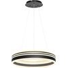 image:imageSylvania 195 Pendant Light Fixture with Integrated LEDs Dimmable 5 CCT Select 27003000  35004000  5000K Black MatteClear Bubble Lens  1 Pack 64017