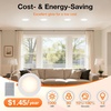 image:imageSylvania 6 Slim Microdisk Downlight 12W 5 CCT Select 2700K  5000K 1000 LMS 90 CRI Dimmable WetRated White  12 Pack 673785CCT in One 2700K3000K3500K4000K5000K