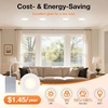 image:imageSylvania 6 Slim Microdisk Downlight 12W 5 CCT Select 2700K  5000K 1000 LMS 90 CRI Dimmable WetRated White  12 Pack 673785CCT in One 2700K3000K3500K4000K5000K