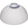 image:imageSYLVANIA White Circular Glass Lamp Shade for Living RoomsHallwaysBedrooms Pairs with SYLVANIA LED Flat Bulb Product 426941 Pack 42703Textured Circle Shape