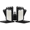 image:imageSylvania 3 Leaf LED Garage Lights for Basement Barn Shed Warehouse Attic 80W AdjustableFold 7000 LMS E26 Base 5000K Daylight Black  2 Pack 426914 Leaf  100W