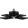 image:imageSylvania 3 Leaf LED Garage Lights for Basement Barn Shed Warehouse Attic 80W AdjustableFold 7000 LMS E26 Base 5000K Daylight Black  2 Pack 426914 Leaf  100W