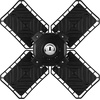 image:imageSylvania 3 Leaf LED Garage Lights for Basement Barn Shed Warehouse Attic 80W AdjustableFold 7000 LMS E26 Base 5000K Daylight Black  2 Pack 426914 Leaf  100W