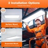 image:imageSylvania 1x4 Flush MountSuspension Mount LED Ceiling Panel Light 36W 5 Color Selectable 27003000  35004000  5000K 4200 LMS 50000 Hrs Dimmable  1 Pack 67799