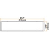 image:imageSylvania 48 LED Prismatic Wrap Light 324048W 3 CCT 350040005000K Select 400050006000 LMS Linkable White  1 Pack 667393CCT in One350040005000K