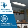 image:imageSylvania 48 LED Prismatic Wrap Light 324048W 3 CCT 350040005000K Select 400050006000 LMS Linkable White  1 Pack 667393CCT in One350040005000K
