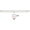 image:imageSylvania 4ft Linkable LED Shop Light Double Barrel 3 CCT 300040005000K Select 40W 4500 LMS Utility LED Strip Light Fixture for Garages White  1 Pack 667383CT in One 3500K4000K5000K