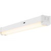 image:imageSylvania 4ft Linkable LED Shop Light Double Barrel 3 CCT 300040005000K Select 40W 4500 LMS Utility LED Strip Light Fixture for Garages White  1 Pack 667383CT in One 3000K4000K5000K