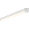 image:imageSylvania 4ft Linkable LED Shop Light Double Barrel 3 CCT 300040005000K Select 40W 4500 LMS Utility LED Strip Light Fixture for Garages White  1 Pack 667383CT in One 3000K4000K5000K