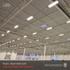 image:imageSylvania 4ft Linkable LED Shop Light Double Barrel 3 CCT 300040005000K Select 40W 4500 LMS Utility LED Strip Light Fixture for Garages White  1 Pack 667383CT in One 2700K4000K5000K