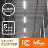 image:imageSylvania 4ft Linkable LED Shop Light Double Barrel 3 CCT 300040005000K Select 40W 4500 LMS Utility LED Strip Light Fixture for Garages White  1 Pack 667383CT in One 3000K4000K5000K