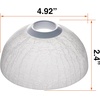 image:imageSylvania LED Glass Lamp with Textured Circle Shape 35W E26 Medium Base 300 Lumens 3000K Warm White for Living RoomsHallwaysBedrooms  1 Pack 42697Textured Circle Shape