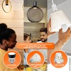 image:imageSylvania LED Glass Lamp with Textured Circle Shape 35W E26 Medium Base 300 Lumens 3000K Warm White for Living RoomsHallwaysBedrooms  1 Pack 42697Textured Circle Shape