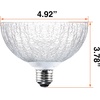 image:imageSylvania LED Glass Lamp with Textured Circle Shape 35W E26 Medium Base 300 Lumens 3000K Warm White for Living RoomsHallwaysBedrooms  1 Pack 42697White bulbTextured Circle Shape