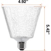 image:imageSylvania LED Glass Lamp with Textured Circle Shape 35W E26 Medium Base 300 Lumens 3000K Warm White for Living RoomsHallwaysBedrooms  1 Pack 42697White bulbWhite Trapezoid Shape