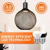 image:imageSylvania LED Glass Lamp with Textured Circle Shape 35W E26 Medium Base 300 Lumens 3000K Warm White for Living RoomsHallwaysBedrooms  1 Pack 42697White bulb