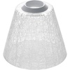 image:imageSylvania LED Glass Lamp with Textured Circle Shape 35W E26 Medium Base 300 Lumens 3000K Warm White for Living RoomsHallwaysBedrooms  1 Pack 42697White Trapezoid Shape