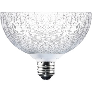 image:imageSylvania LED Glass Lamp with Textured Circle Shape 35W E26 Medium Base 300 Lumens 3000K Warm White for Living RoomsHallwaysBedrooms  1 Pack 42697White bulbTextured Circle Shape