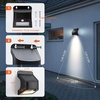 image:imageSYLVANIA Solar Outdoor Lights with Motion Sensor and Replaceable Lithium Battery 3 Lighting Modes Including Night Light 80 CRI Wall Sconces for Fence Porch Post House Number  2 Pack 679071200mAh