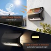 image:imageSYLVANIA Solar Outdoor Lights with Motion Sensor and Replaceable Lithium Battery 3 Lighting Modes Including Night Light 80 CRI Wall Sconces for Fence Porch Post House Number  2 Pack 679072400mAh