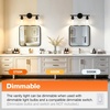 image:imageLEDVANCE Sylvania Bathroom Light Fixture with 1 Clear Glass Shade Iron with Black Finish E26 Medium Base Vanity Lights for Bathrooms Foyers Entryways  2 Pack 679702 light