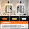 image:imageLEDVANCE Sylvania Bathroom Light Fixture with 1 Clear Glass Shade Iron with Black Finish E26 Medium Base Vanity Lights for Bathrooms Foyers Entryways  2 Pack 679703 light