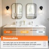 image:imageLEDVANCE Sylvania Bathroom Light Fixture with 1 Clear Glass Shade Iron with Black Finish E26 Medium Base Vanity Lights for Bathrooms Foyers Entryways  2 Pack 679701 light