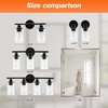 image:imageLEDVANCE Sylvania Bathroom Light Fixture with 1 Clear Glass Shade Iron with Black Finish E26 Medium Base Vanity Lights for Bathrooms Foyers Entryways  2 Pack 679704 light